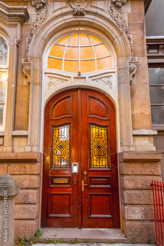 Old and beautiful ornate door