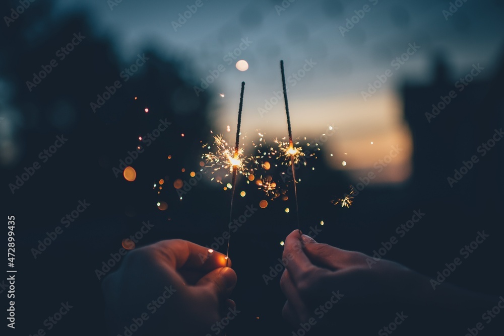 light fireworks stars for christmas