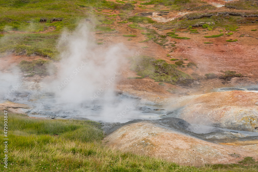 Theistareykir geothermal area in Iceland Theistareykir geothermal area in Iceland