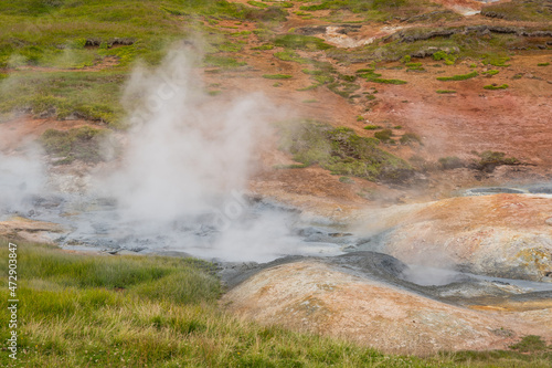 Theistareykir geothermal area in Iceland