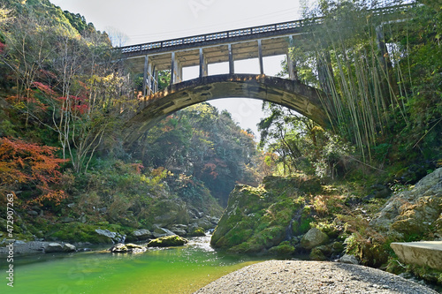 大正時代に架設された旧黄柳橋　愛知県新城市 photo