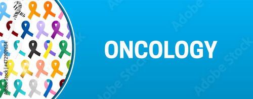 Blue Oncology Banner Illustration