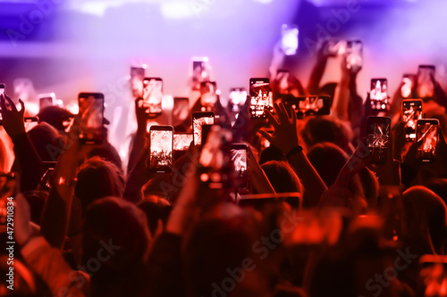 Obraz na płótnie crowd at the concert w salonie