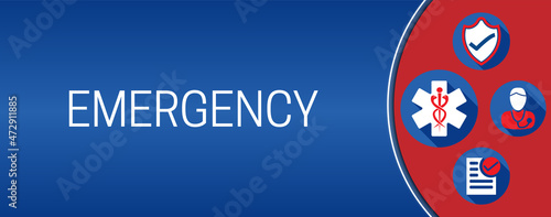 Emergency Illustration Background Design