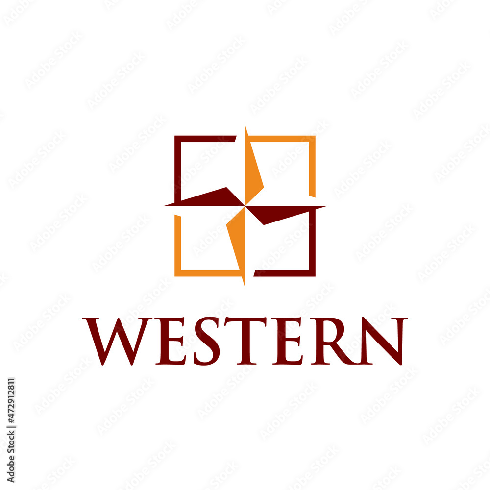 NORTH abstract logo design NORTH abstract logo design