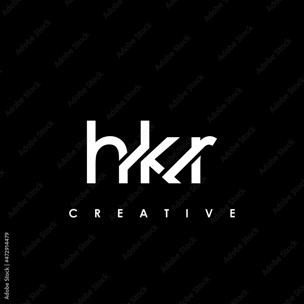 HKR Letter Initial Logo Design Template Vector Illustration HKR Letter Initial Logo Design Template Vector Illustration