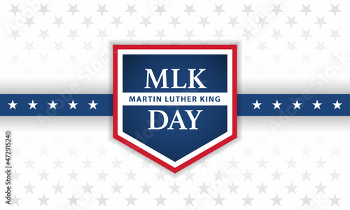 martin luther king day banner layout design, vector illustration