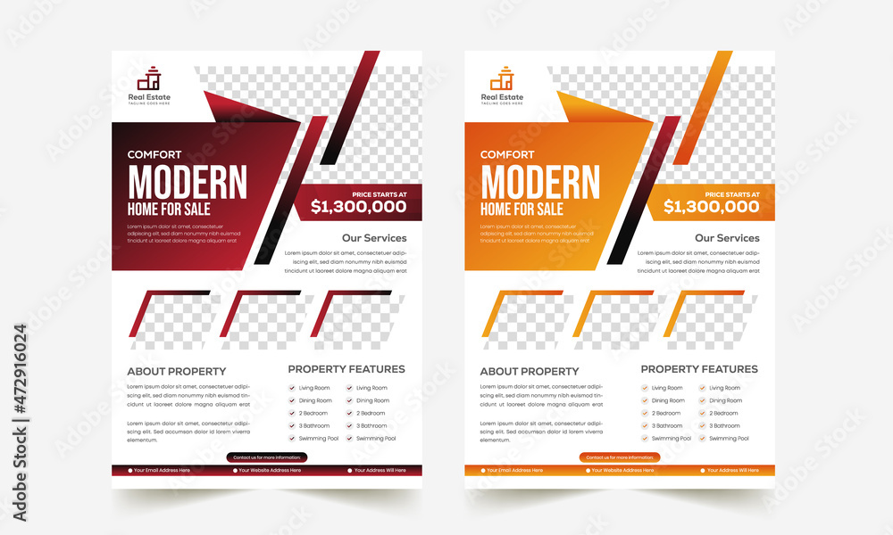 Real Estate flyer templates