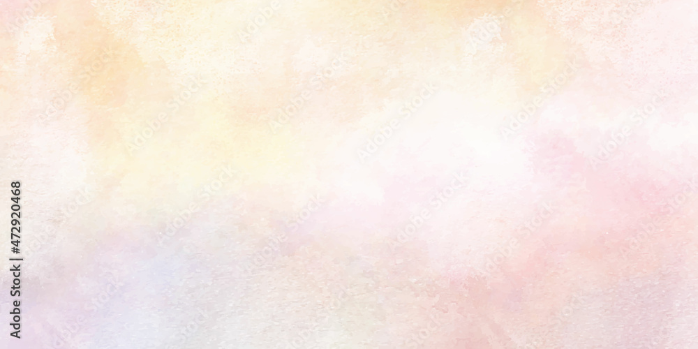 light pink grunge background. Colorful watercolor paint paper background texture.