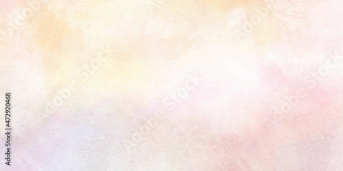 light pink grunge background. Colorful watercolor paint paper background texture.