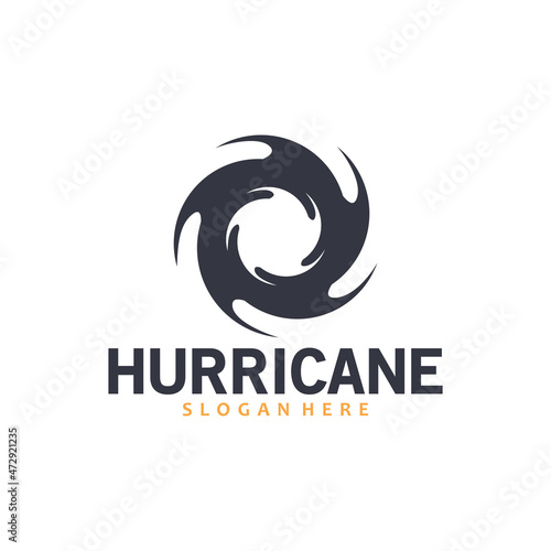 Hurricane logo symbol icon illustration vector company