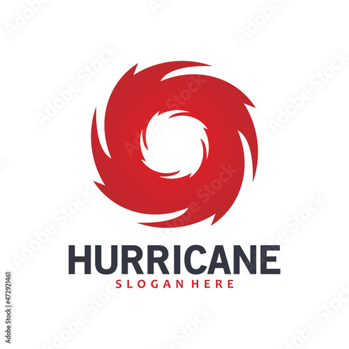 hurricane logo symbol icon illustration vector for company