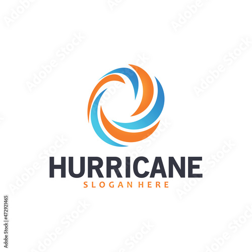 hurricane logo symbol icon illustration vector for company