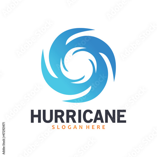 hurricane logo symbol icon illustration vector for company