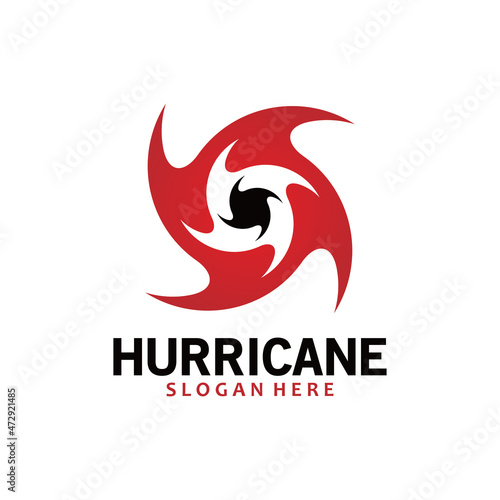hurricane logo symbol icon illustration vector for company