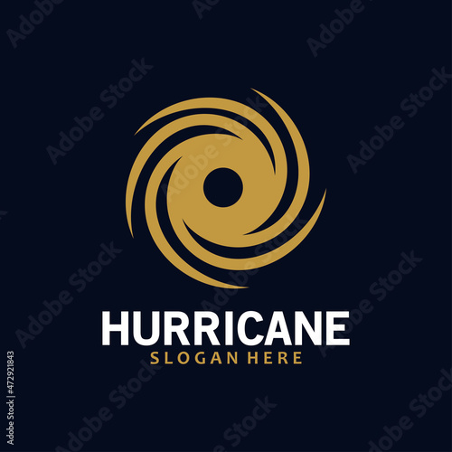 hurricane logo symbol icon illustration vector for company