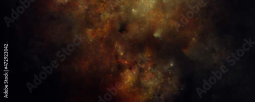 Star dust background, clouds, dark space, galaxy 