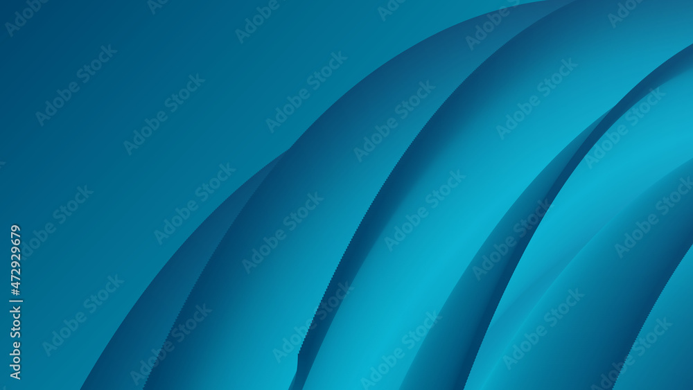 abstract blue 3d background Stock Illustration | Adobe Stock