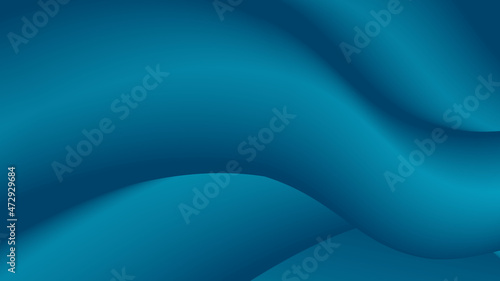 abstract blue and navy blue wave background, 3d rendering wavy background