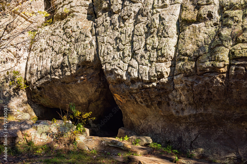 Nature cave of Robbers Cave State Park Nature cave of Robbers Cave State Park