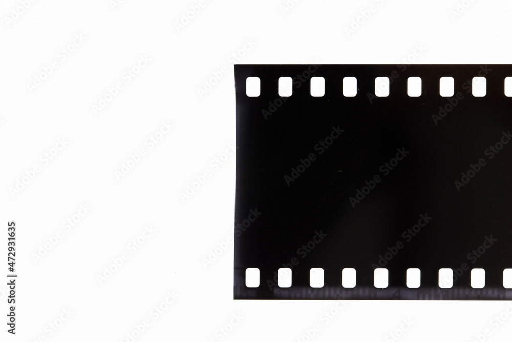 (35 mm.) Black and white film collections frame.With black space.film camera. (35 mm.) Black and white film collections frame.With black space.film camera.