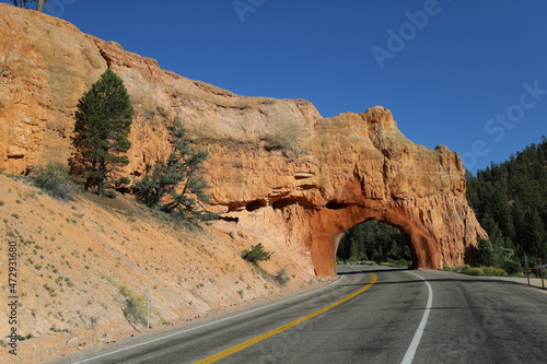 Utah USA Mountains Arches Road