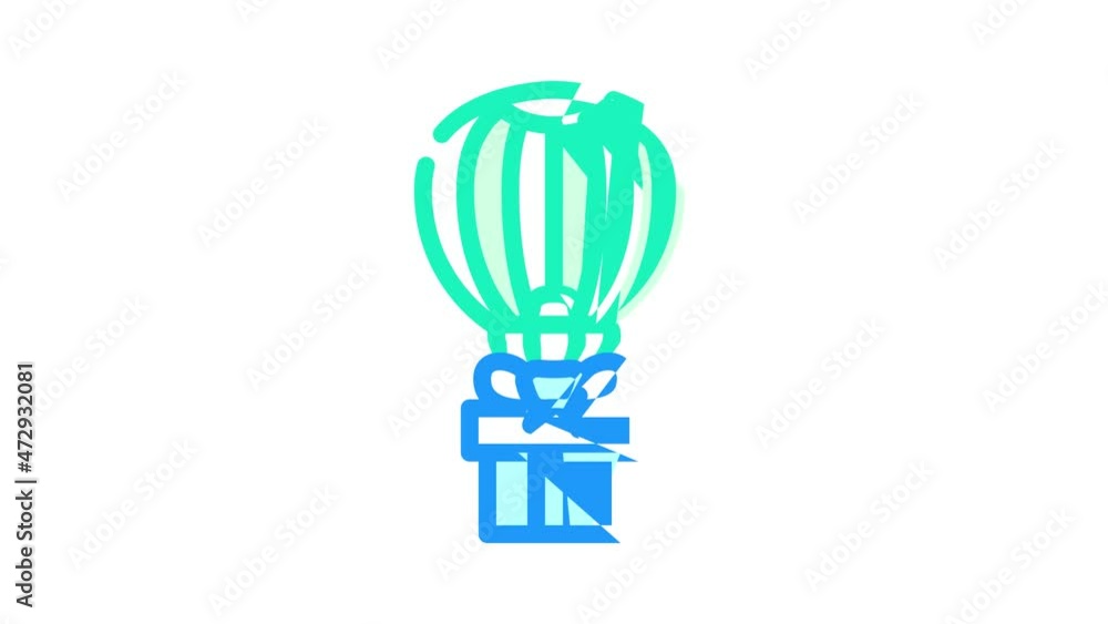 Gift Package Surprise On Holiday color icon animation. Gift Box And Container Packaging, Delivery Service And Carrying, Online Purchase And Discount Coupon Present Gift Package Surprise On Holiday color icon animation. Gift Box And Container Packaging, Delivery Service And Carrying, Online Purchase And Discount Coupon Present