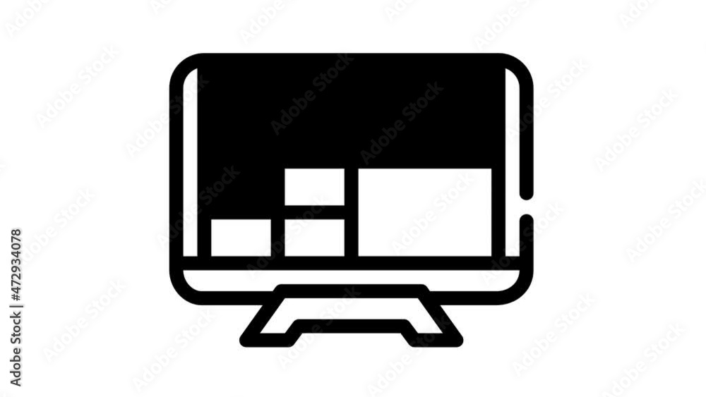 Cctv Camera Security line icon animation. Cctv Camera And Cable, Computer Monitor And Face Identification, Video Recorder And Switcher Cctv Camera Security line icon animation. Cctv Camera And Cable, Computer Monitor And Face Identification, Video Recorder And Switcher