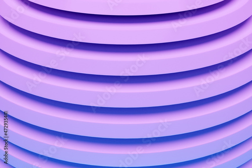 3d Illustration rows of purple line . Geometric background, weave pattern.