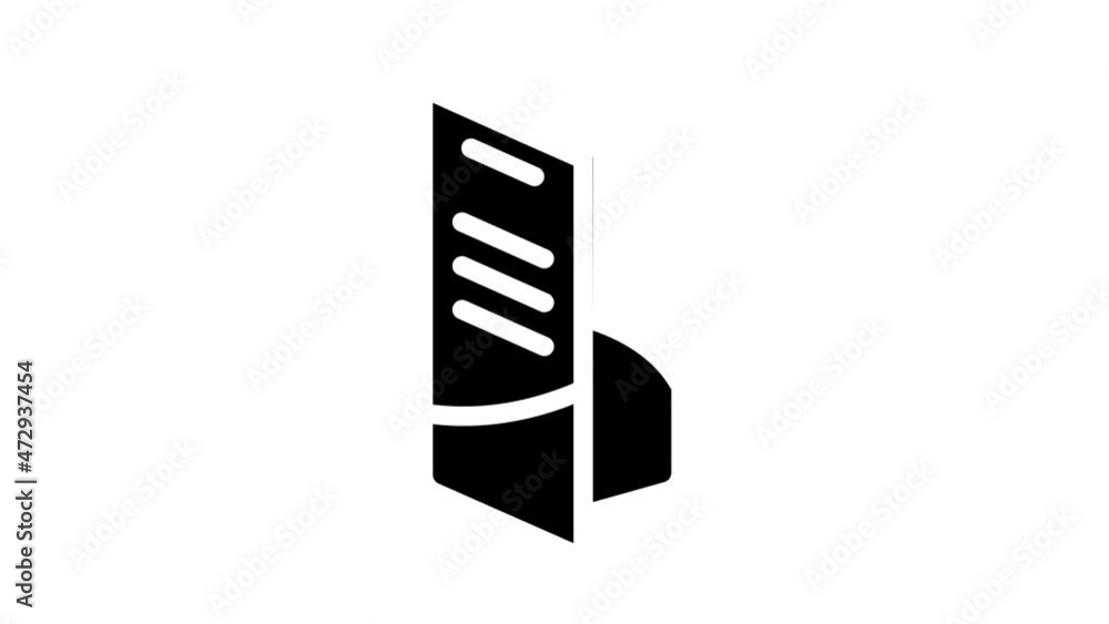 Catalog And Booklet glyph icon animation. Clothing Fashion Catalog And Promotional Brochure, Informational Flyer And Shelf Catalog And Booklet glyph icon animation. Clothing Fashion Catalog And Promotional Brochure, Informational Flyer And Shelf