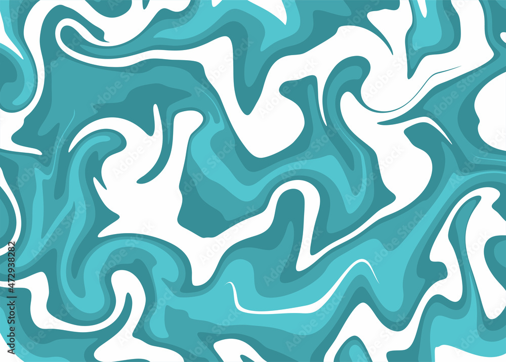 An illustration of abstract blue oil paint texture An illustration of abstract blue oil paint texture