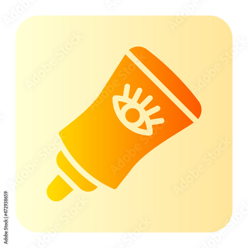 eye cream gradient icon