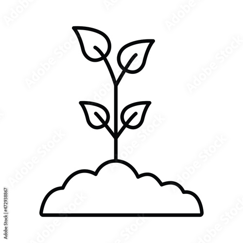 growing tree Vector icon which is suitable for commercial work and easily modify or edit it

