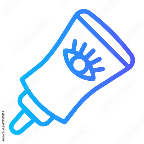 eye cream gradient icon