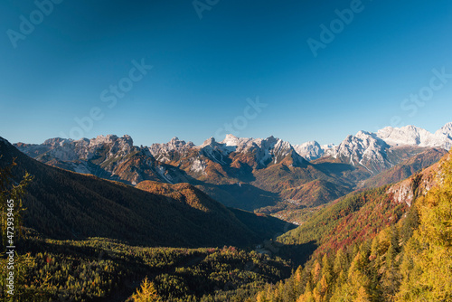 Panoramic view during an au...