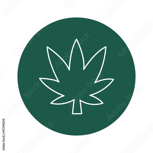 Marijuana Vector icon which is suitable for commercial work and easily modify or edit it

