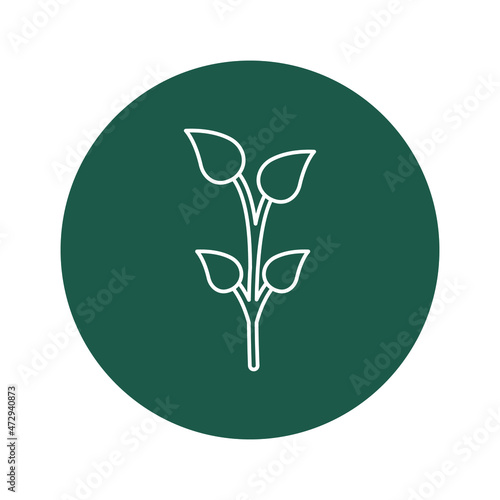 green plant Vector icon which is suitable for commercial work and easily modify or edit it

