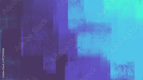 Abstract background painting art with blue gradient paint brush for Christmas holidays poster, banner, website, or presentation design.