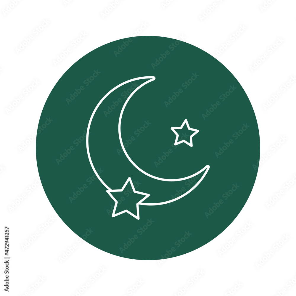 Star Moon Vector icon which is suitable for commercial work and easily modify or edit it
Star Moon Vector icon which is suitable for commercial work and easily modify or edit it