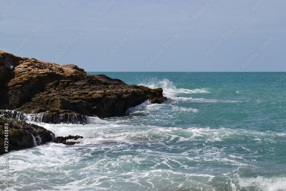 waves and rocks waves and rocks