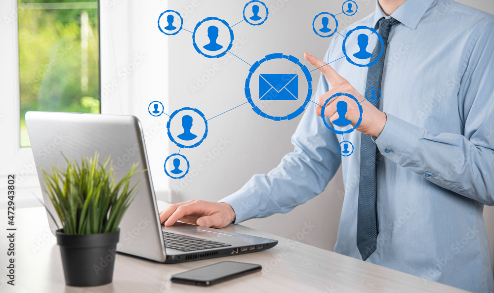 Email and user icon,sign,symbol marketing or newsletter concept, diagram.Sending email.Bulk mail.Email and sms marketing concept. Scheme of direct sales in business. List of clients for mailing. Email and user icon,sign,symbol marketing or newsletter concept, diagram.Sending email.Bulk mail.Email and sms marketing concept. Scheme of direct sales in business. List of clients for mailing.