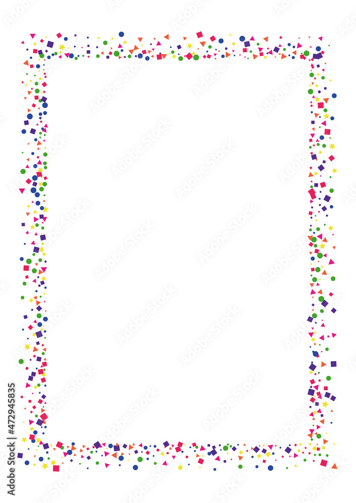 Red Birthday Star Decoration. Falling Square Background. Green Dot Illustration. Festive Confetti Background. Purple Frame Circle. Red Birthday Star Decoration. Falling Square Background. Green Dot Illustration. Festive Confetti Background. Purple Frame Circle.