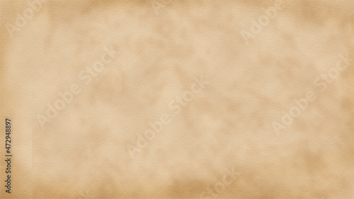 Old brown paper parchment background with distressed vintage stains ,elegant antique beige color.