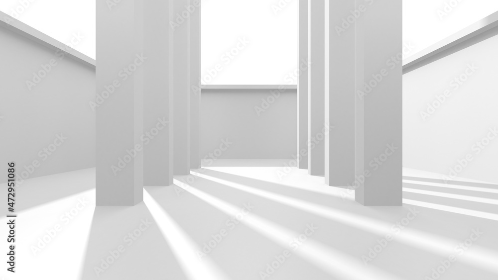 White Modern Background. Abstract Building Concept White Modern Background. Abstract Building Concept