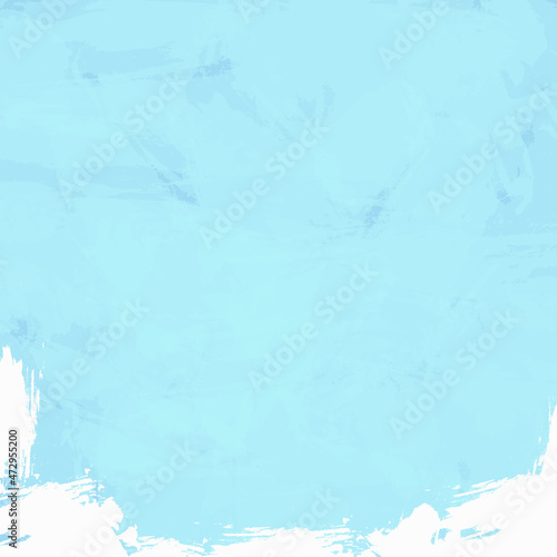 Blue and white color ink brush design banner backgrounds. Vector illustration
