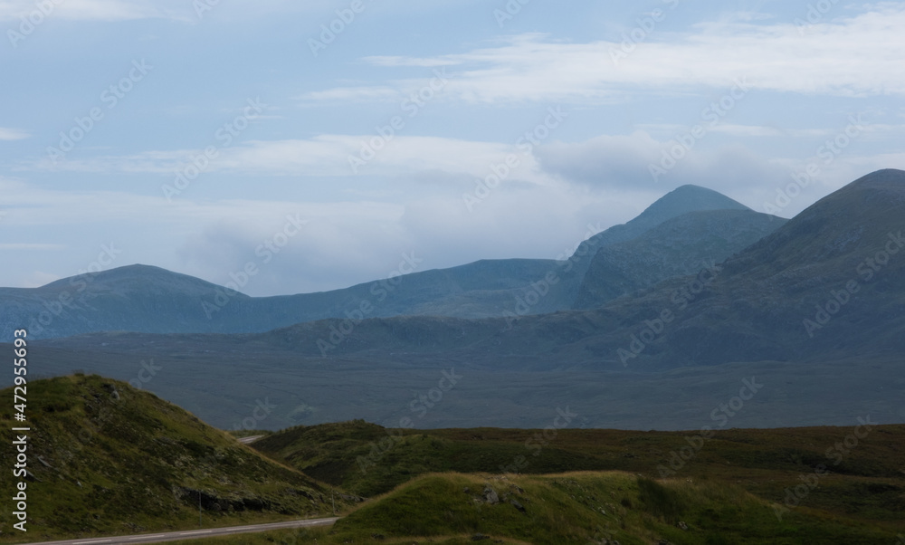 An Teallach from Fainmore in the Scottish Highlands, Scotland