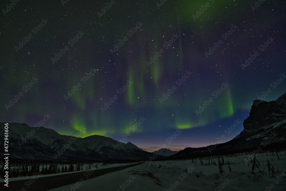 Northern Lights (Aurora Borealis or Polar Lights) - Dalton Highway, Alaska (USA)