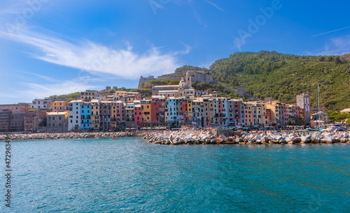 Italy Ligurian coast of Portovenere. La Spezia, Liguria, Italy.