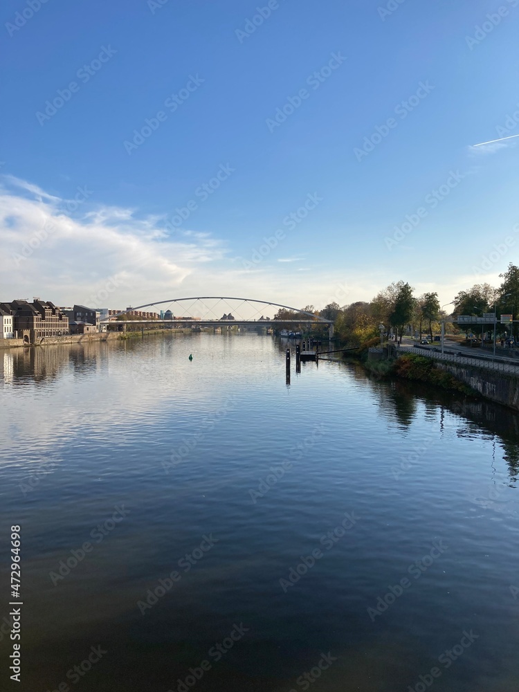 Vue de la Meuse à Maastricht - Pays-Bas