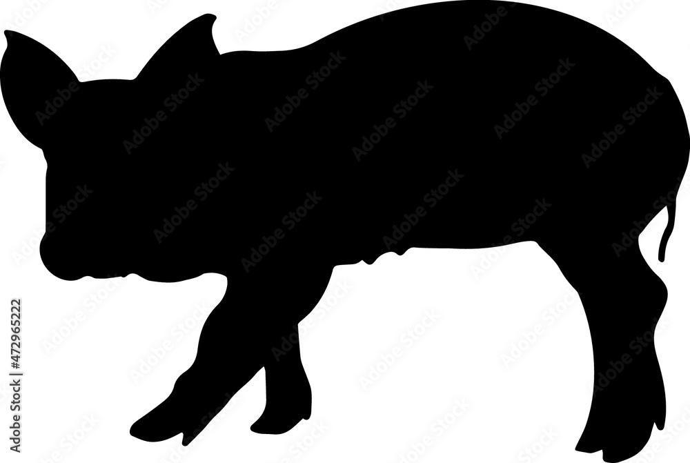 Pig Silhouette SVG Pig Vector SVG Pig Silhouette SVG Pig Vector SVG